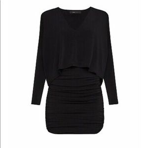 BCBG black v neck dress